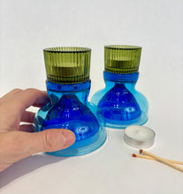 Charger l'image dans la galerie, Empilades petites OLIVE - AQUA - COBALT