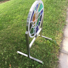 Load image into Gallery viewer, Vitrail à la dalle de verre - OCCURENCE CIRCULAIRE 4