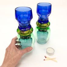 Charger l'image dans la galerie, Empilade petite COBALT - LIME - TURQUOISE