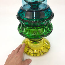 Load image into Gallery viewer, Empilade grande COBALT - TURQUOISE - JAUNE