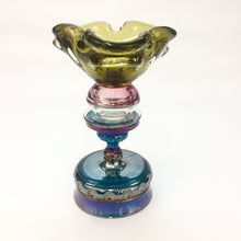 Load image into Gallery viewer, Empilade moyenne OLIVE - ROSE - BLEU ACIER