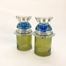 Load image into Gallery viewer, Empilade petite CLAIR - BLEU - OLIVE