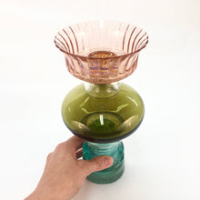 Load image into Gallery viewer, Empilade moyenne ROSE - OLIVE - TURQUOISE