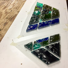 Charger l'image dans la galerie, Vitrail en dalle de verre - AZIMUT 1