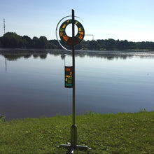 Load image into Gallery viewer, Vitrail à la dalle de verre - PALABRE AMBRÉ