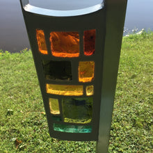 Load image into Gallery viewer, Vitrail à la dalle de verre - PALABRE AMBRÉ