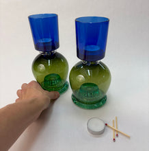 Load image into Gallery viewer, Empilades petites TURQUOISE - OLIVE - ROYAL