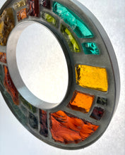 Charger l'image dans la galerie, Vitrail à la dalle de verre - ANNEAU AMBRÉ