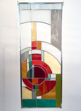 Load image into Gallery viewer, Stianed glass CIRCULAR ABSTRACT 1