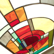 Load image into Gallery viewer, Stianed glass CIRCULAR ABSTRACT 1