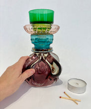 Load image into Gallery viewer, Empilade grande  VERT - TURQUOISE - ROSE
