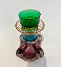 Load image into Gallery viewer, Empilade grande  VERT - TURQUOISE - ROSE
