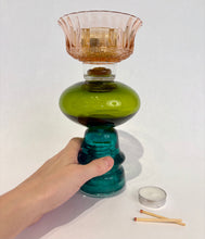 Load image into Gallery viewer, Empilade moyenne ROSE - OLIVE - TURQUOISE
