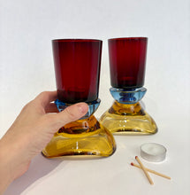 Load image into Gallery viewer, Empilades petites ROUGE - BLEU - JAUNE
