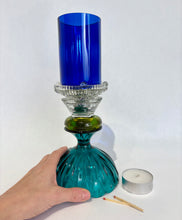 Load image into Gallery viewer, Empilade  moyenne COBALT - LIME - TURQUOISE

