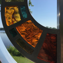 Load image into Gallery viewer, Stained glass dalle de verre - AMBER PALAVER
